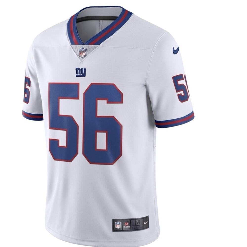 Nike New York Giants #56 NFL On Field Football Jersey White Men's Size S
